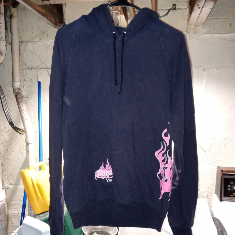 🔥 Pink Flamed Kappa Delta Hoodie. Size Lg